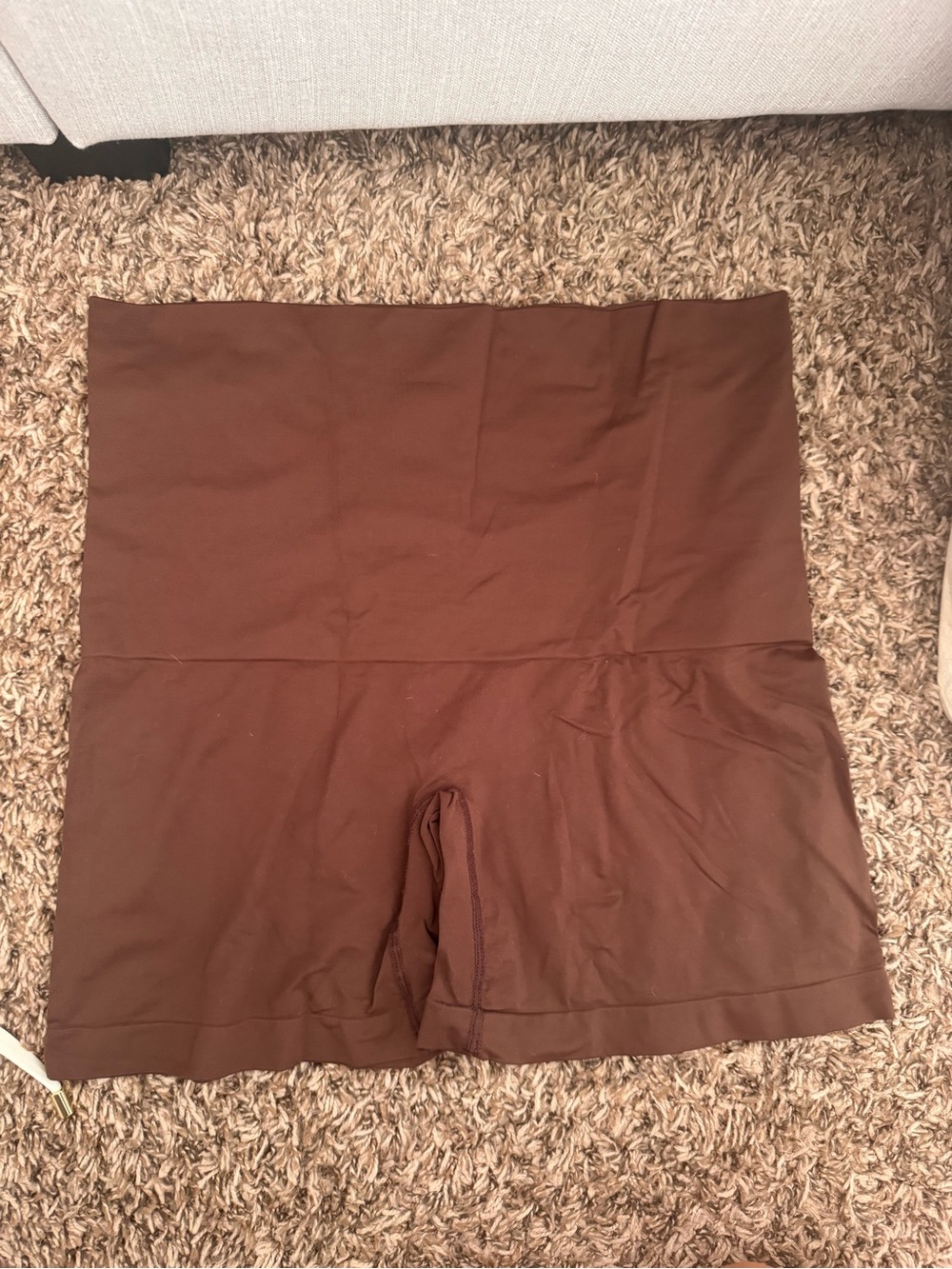 SKIMS High-Waist Shorts in Brown